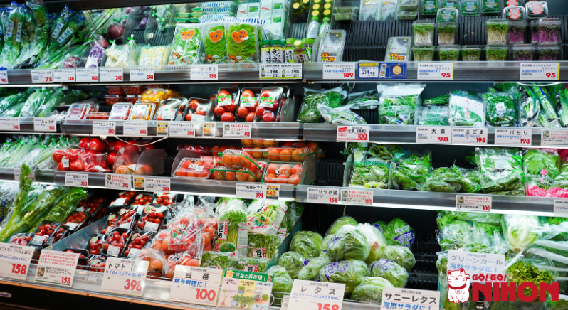 Gemüse im Supermarkt